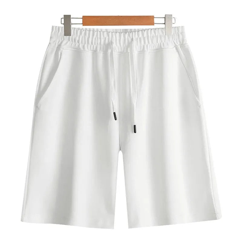 Cotton straight cut sports shorts in multiple colours with micro-elastic fabric for summer wear