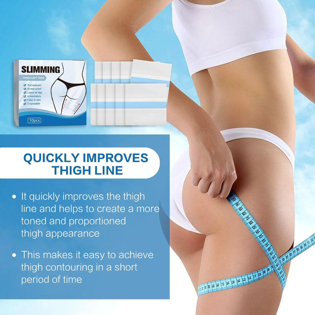 Box of 10 square body shaping stickers for stomach tightening, each 12cm by 12cm.