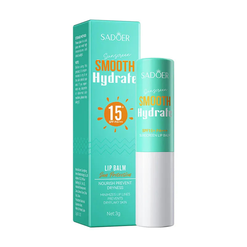 Anti-chapped moisturising lipstick tube in various net content weights from 2.7g to 4.5g.