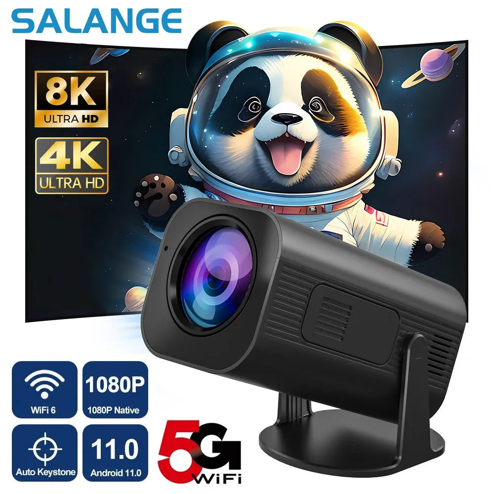 P330 portable mini projector in black and white colours with remote control and accessories
