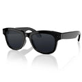 AI translation intelligent video glasses with HD camera in black and transparent lens options on a PC ABS frame.