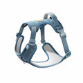 Adjustable dog chest strap vest with integrated hand holding rope leash attachment in five colour options