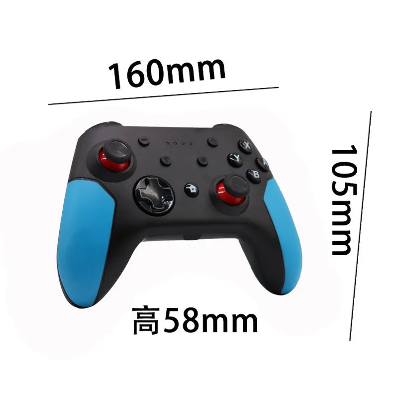 Nintendo Switch Bluetooth gamepad wireless controller in left blue right red colour configuration