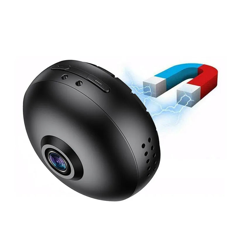 A12 wireless WIFI surveillance camera with ABS plastic housing and 3.6° lens