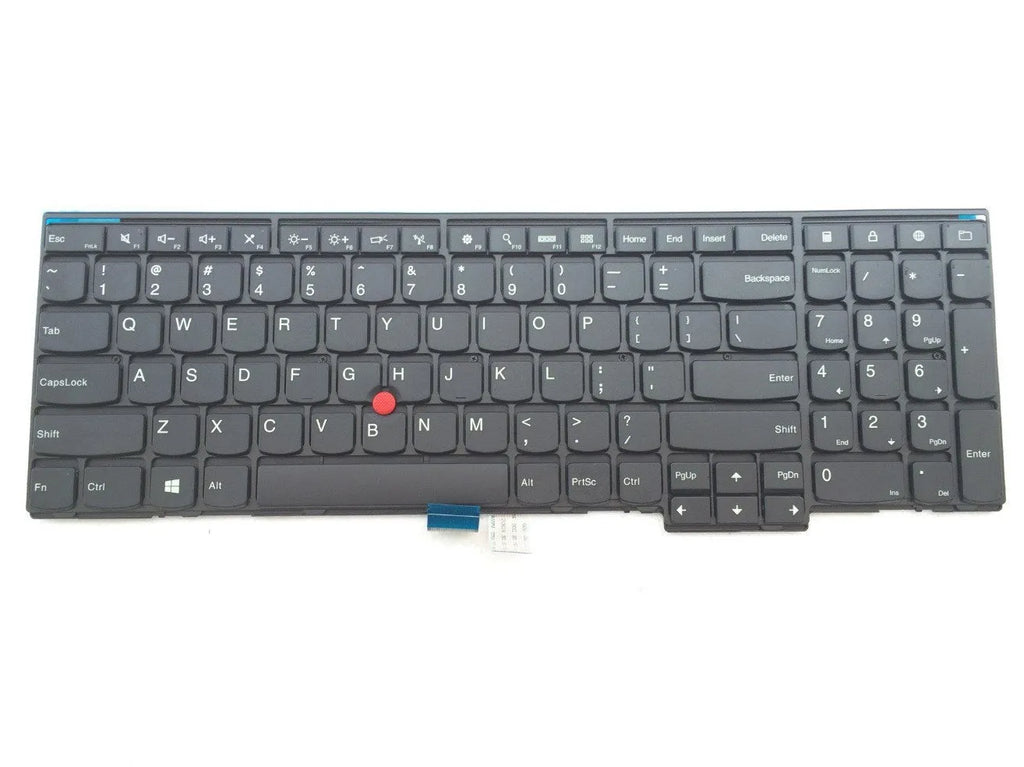 Black Lenovo ThinkPad USB keyboard for E531 laptop with UK QWERTY layout