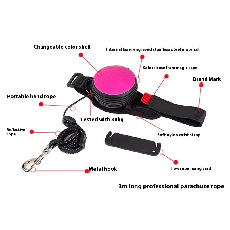 Pet Holding Hands 3 metre explosion-proof automatic retractable dog leash in six colour options