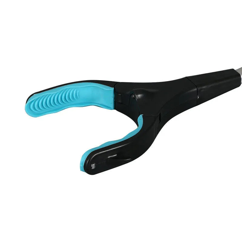 Blue foldable portable car sign holder with aluminium tube and rubber magnetic suction cup base
