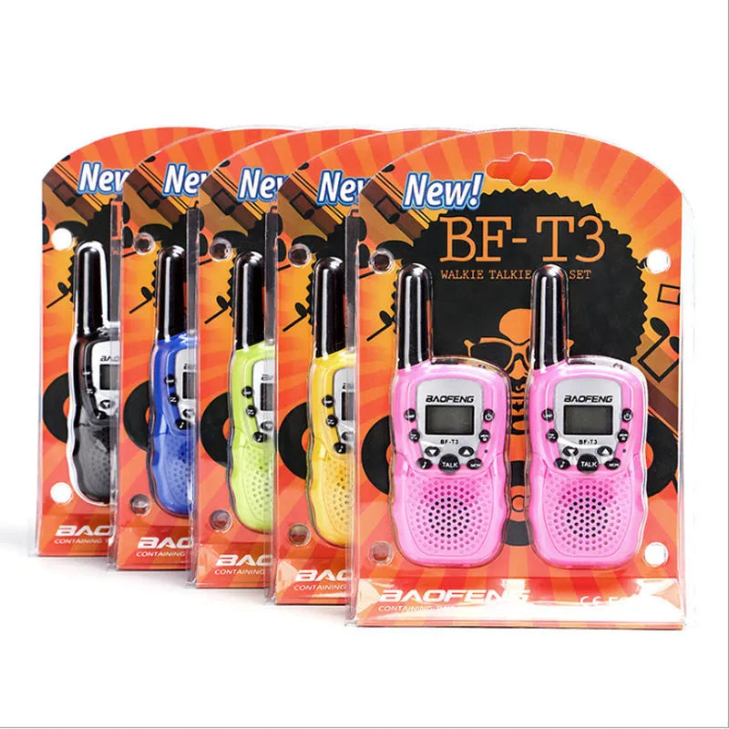 Children's walkie talkie set in choice of colours with 22 UHF channels