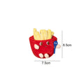 Cat chewing toy shaped like hamburger and chicken leg with catnip filling
