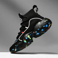 Men's camouflage casual sneakers with mesh upper and vulcanised rubber sole.