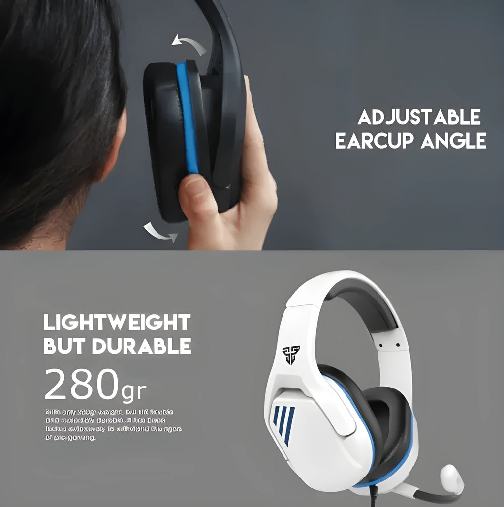 MH86 Esports professional headwear with integrated black USB headphones and microphone