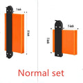 Plastic ABS profile ruler contour gauge with clear dual scale markings for irregular shape measurement