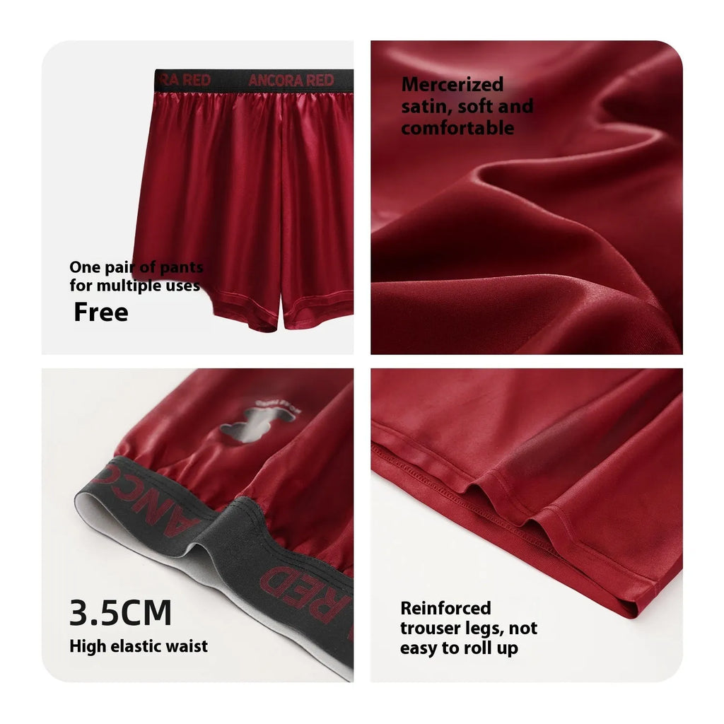 Men's solid colour boxer briefs in black, shown with mid-waist design.