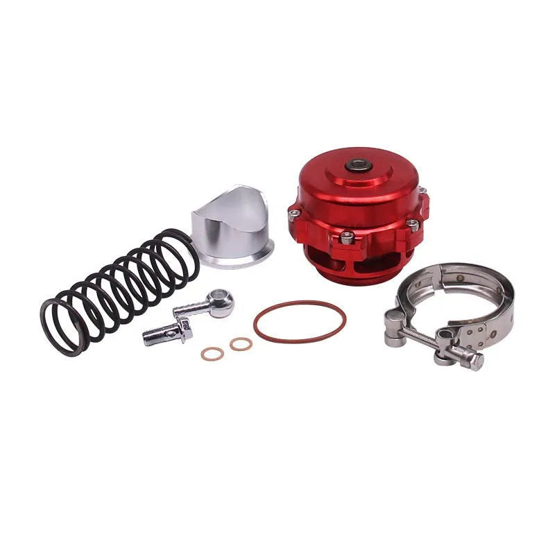 50mm aluminium alloy automotive blowoff valve in choice of six colours for universal turbo applications