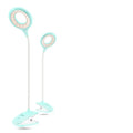 Rechargeable table lamp with touch switch and USB port in green, pink, or white colour