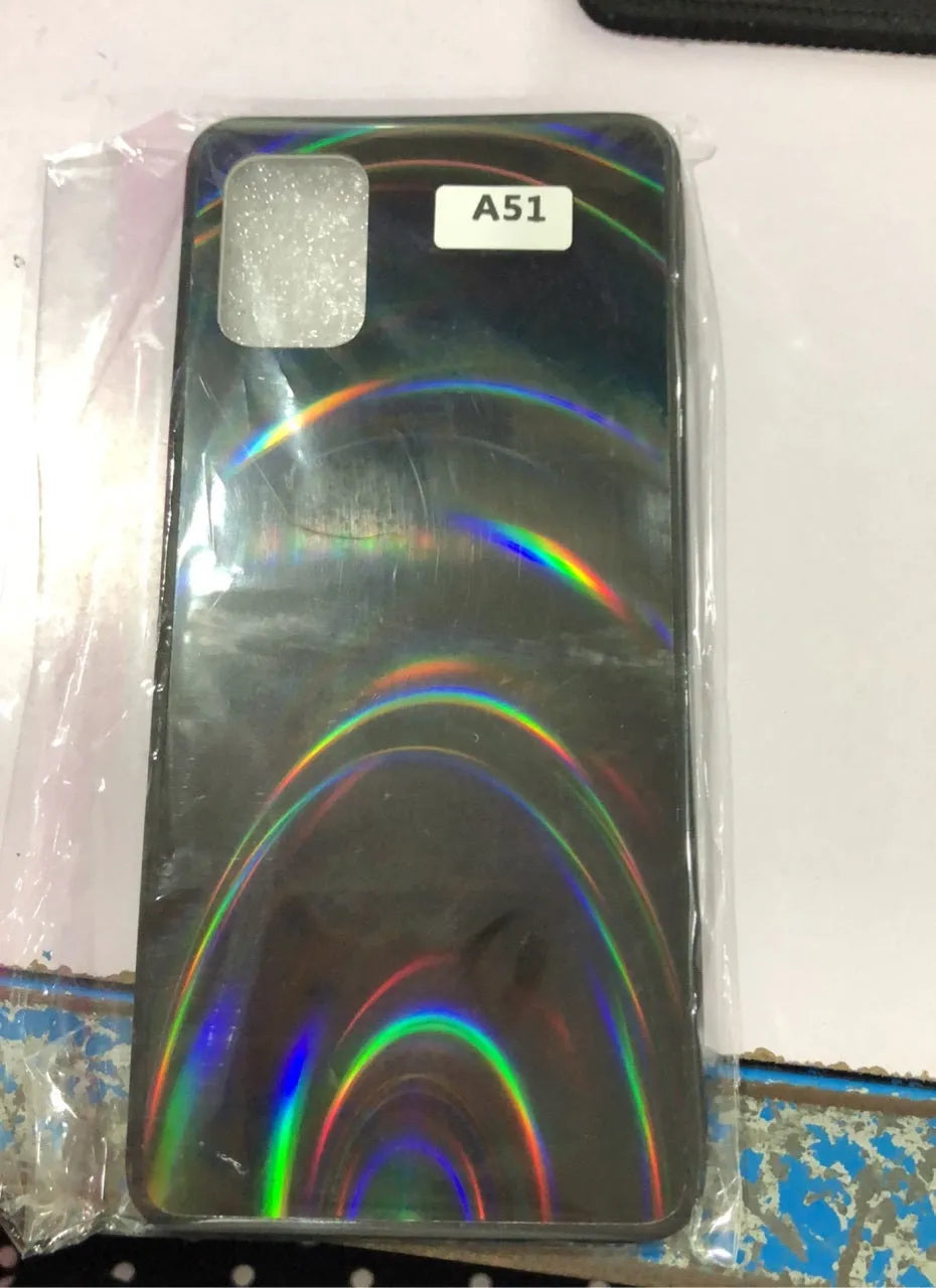 Marble pattern shockproof silicone phone case for Samsung Galaxy models on a table.