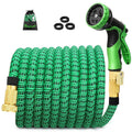 Car wash watering hose with ABS connector tip, available in multiple lengths including 25FT, 50FT, 75FT, and 100FT