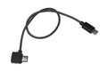 15cm remote control data cable with Type C connector and metal tip on white background