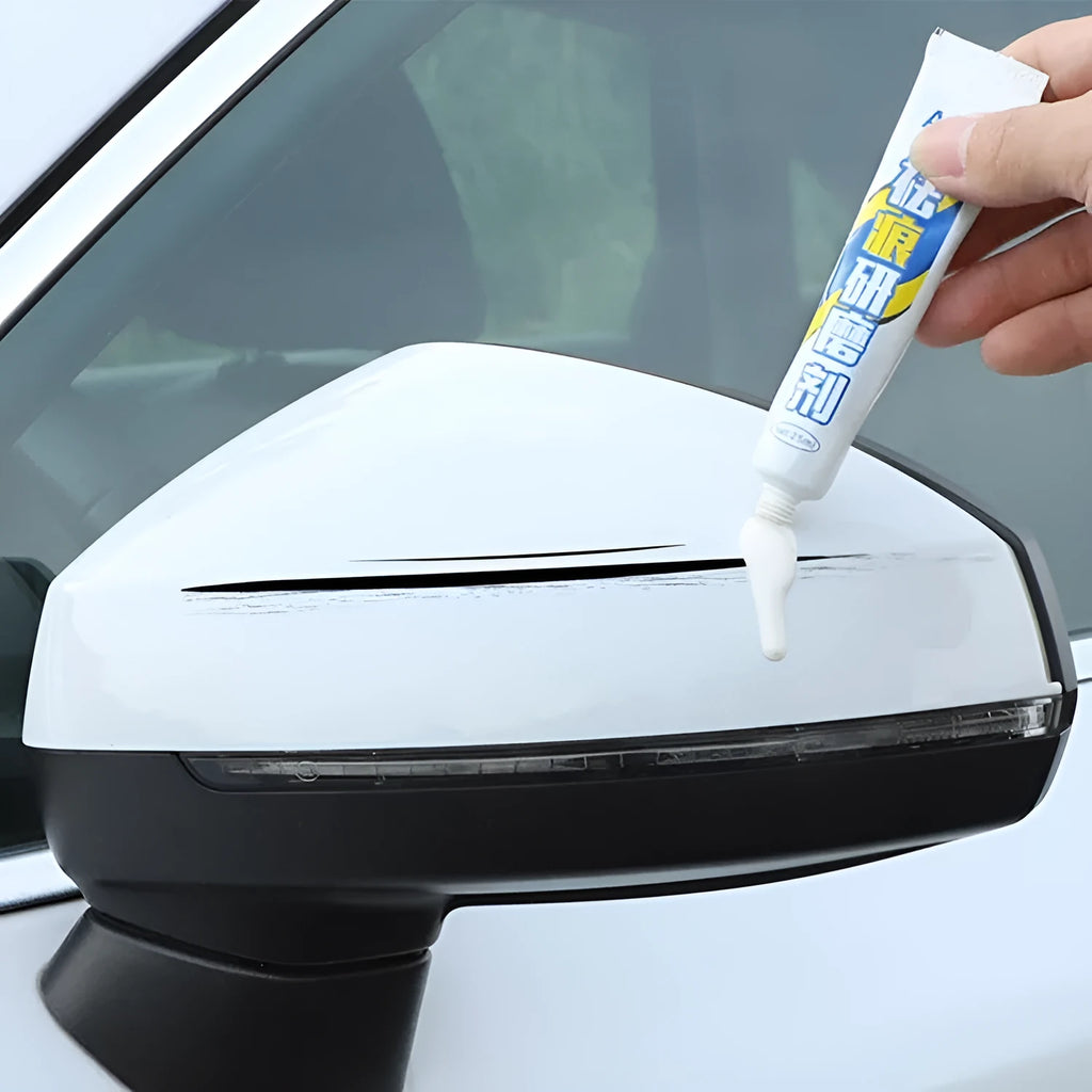 Automotive paint repair kit with touch-up pen, Scratch A wax, sponge, and sandpaper for car scratch repair