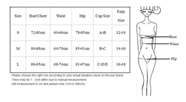 Solid colour nylon bikini two-piece swimsuit set for women, briefs style, available in multiple colours