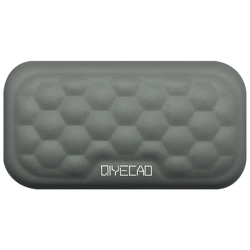 Memory foam mouse wrist pad with silicone base in cloth or leather cover options