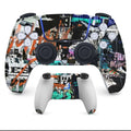 PS5 controller protection stickers with micro-frosted finish for DualSense controllers