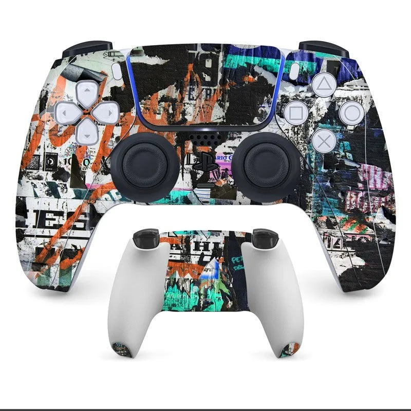 PS5 controller protection stickers with micro-frosted finish for DualSense controllers