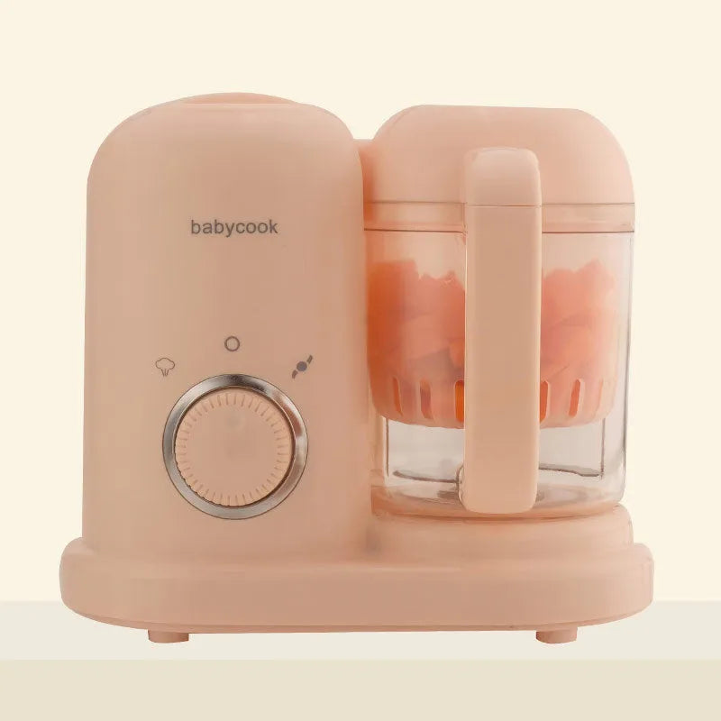 Baby food processor and steamer blender with 10 litre capacity in green colour