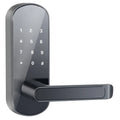 Smart Bluetooth fingerprint lock in black or silver for doors with 200 fingerprint capacity