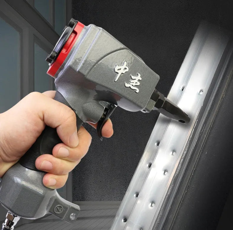DK30 metal pneumatic punching gun for fabric and leather rivet holes.