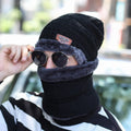 Youth Korean wool hat in acrylic and coral fleece with plus velvet thickening, elastic fit 55-62cm, shown in coffee, dark grey, khaki, light grey, navy blue, wine red, and black.