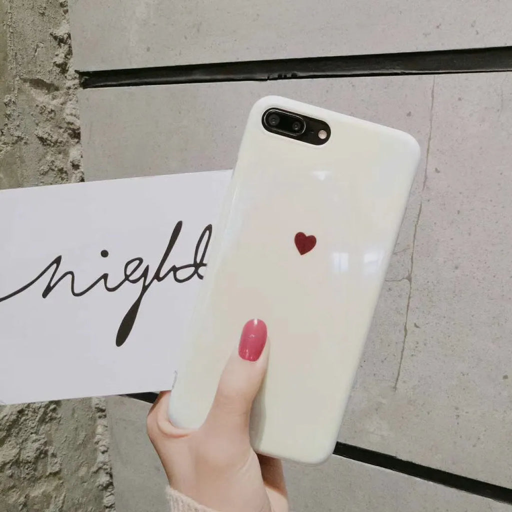 Slim blue light blocking protective back cover case for iPhone, shown in Bluwhite and White colour options.
