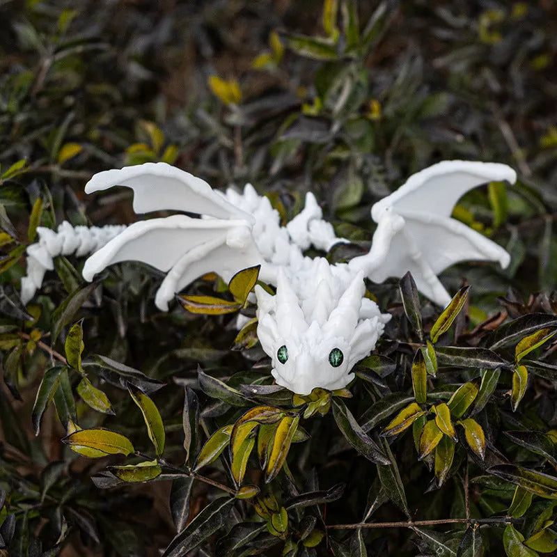 3D printed flying dragon wings decoration toy with detailed texture in multiple colour options