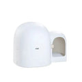 Fully enclosed oversized cat litter box in ABS plastic shown in Moss Green colour
