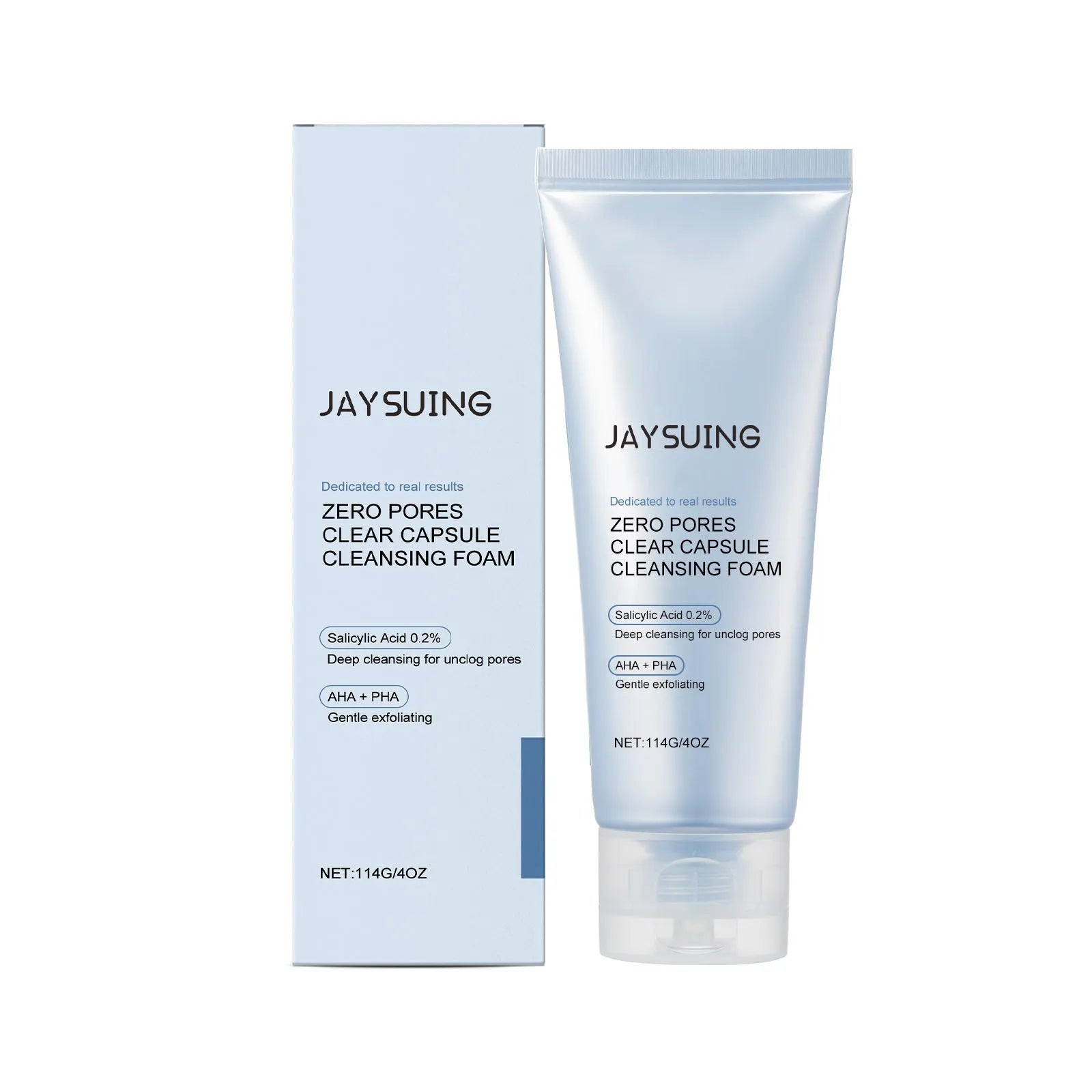 114g tube of salicylate cleansing facial cleanser with gentle pore formula