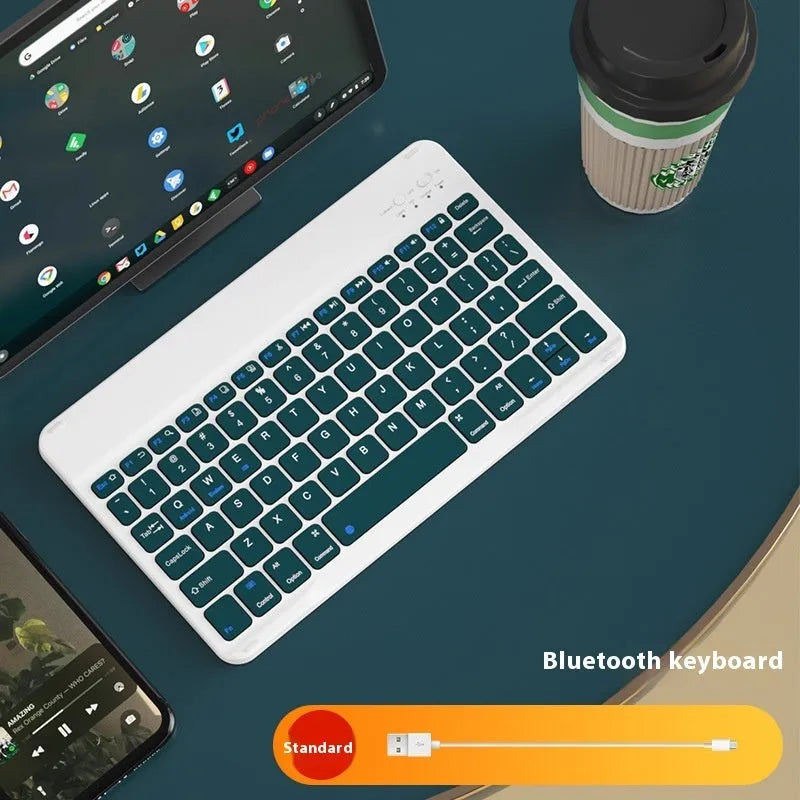 Bluetooth wireless keyboard for tablet and computer in one of 11 colour options.