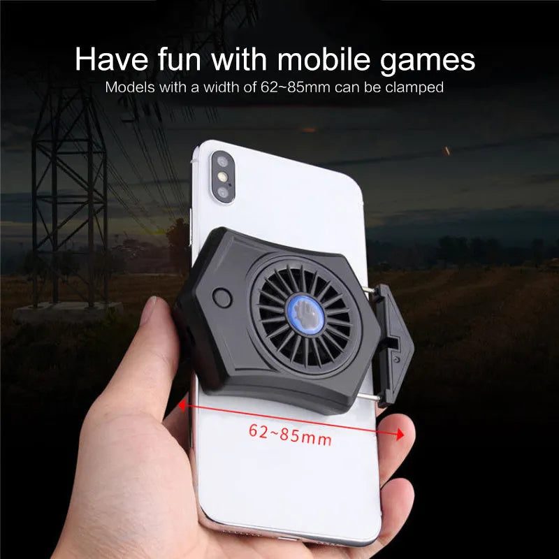 USB mobile phone radiator cooling fan for game consoles in black and white colour options