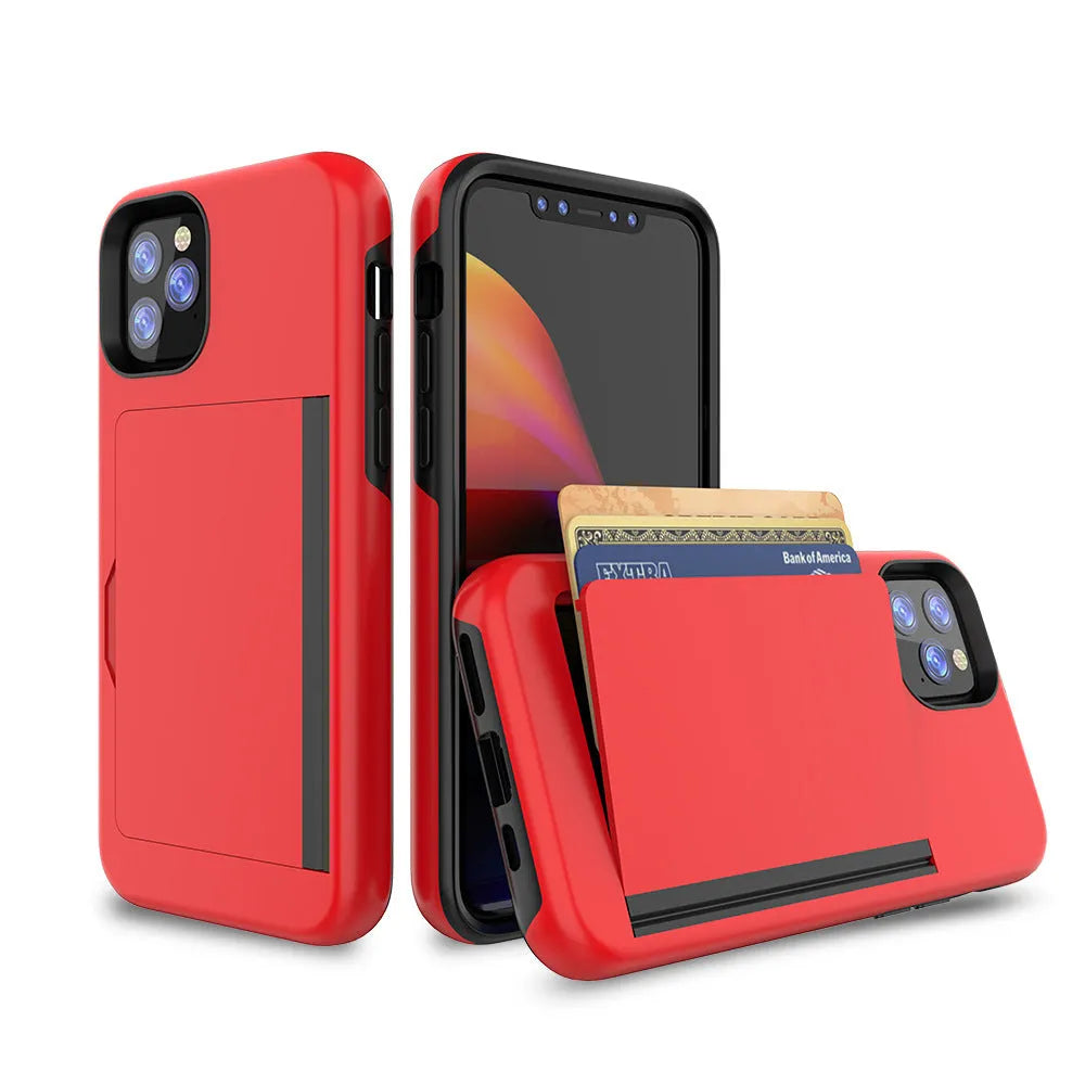 Simple solid colour mobile phone shell case for Apple iPhone 11, Pro and Pro Max in multiple colours.