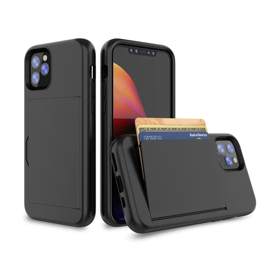 Simple solid colour mobile phone shell case for Apple iPhone 11, Pro and Pro Max in multiple colours.
