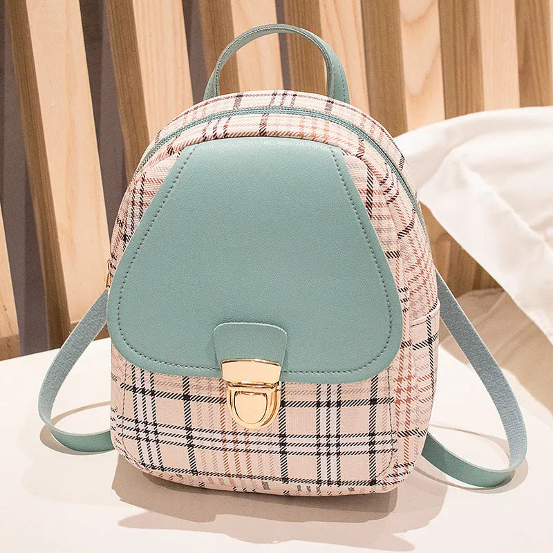 One shoulder diagonal phone bag in PU fabric available in black, blue, brown, pink or red