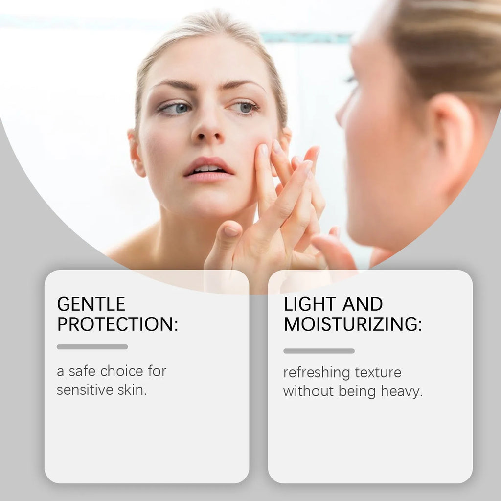 70g tube of non-oily protective cream with collagen and coffee extract.