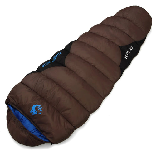 Cotton camping sleeping bag with compression storage bag in Army Green colour
