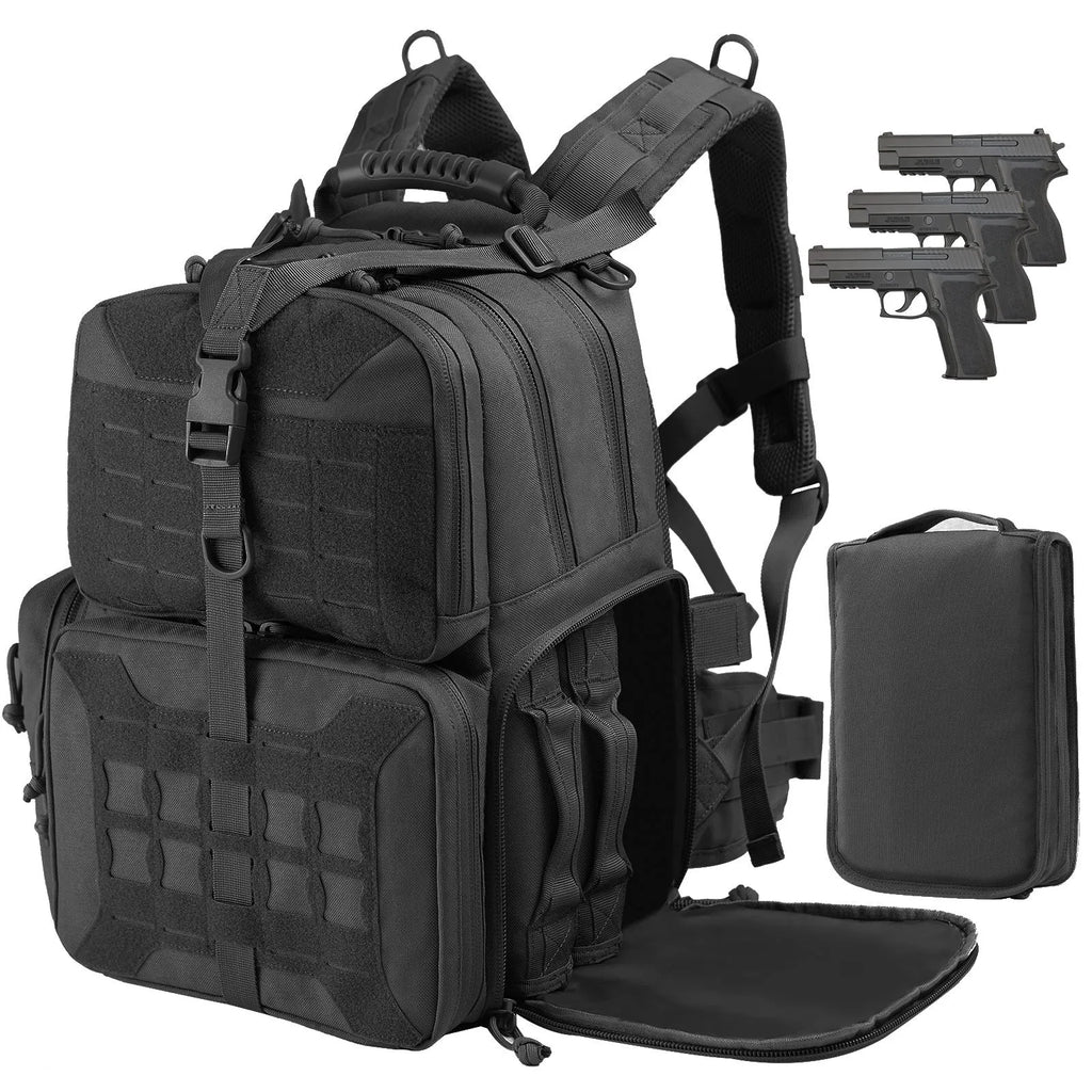 Nylon outdoor tactics backpack in khaki or black, wear-resistant, below 20L capacity, unisex EDC bag for outdoor sports.