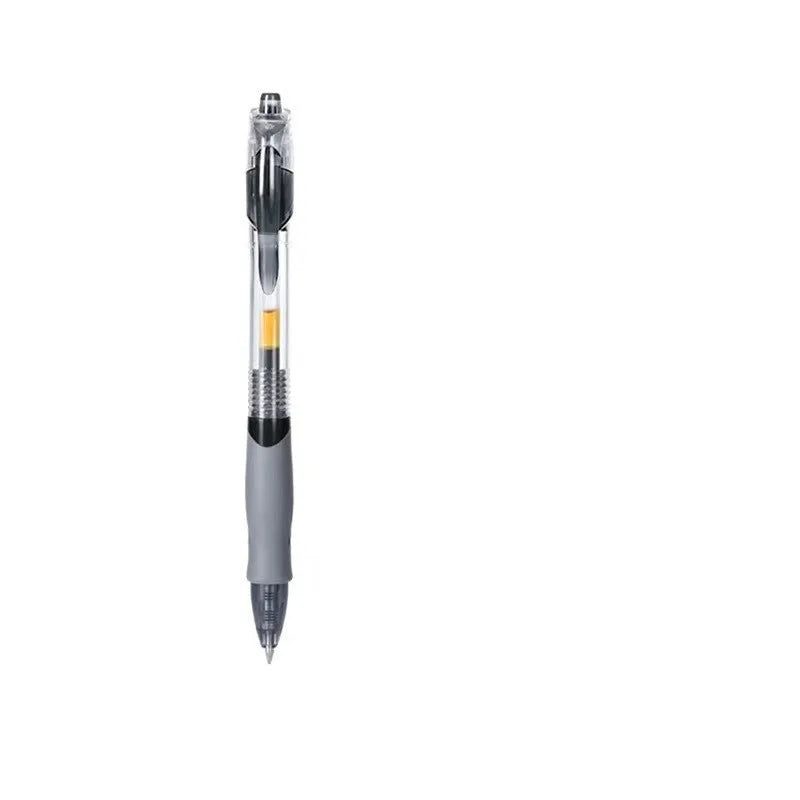 A black, blue, and red 0.5mm fine tip gel pen for writing and note-taking.