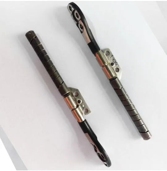 A1286 laptop screen shaft pair for MacBook Pro 15-inch hinge repair.