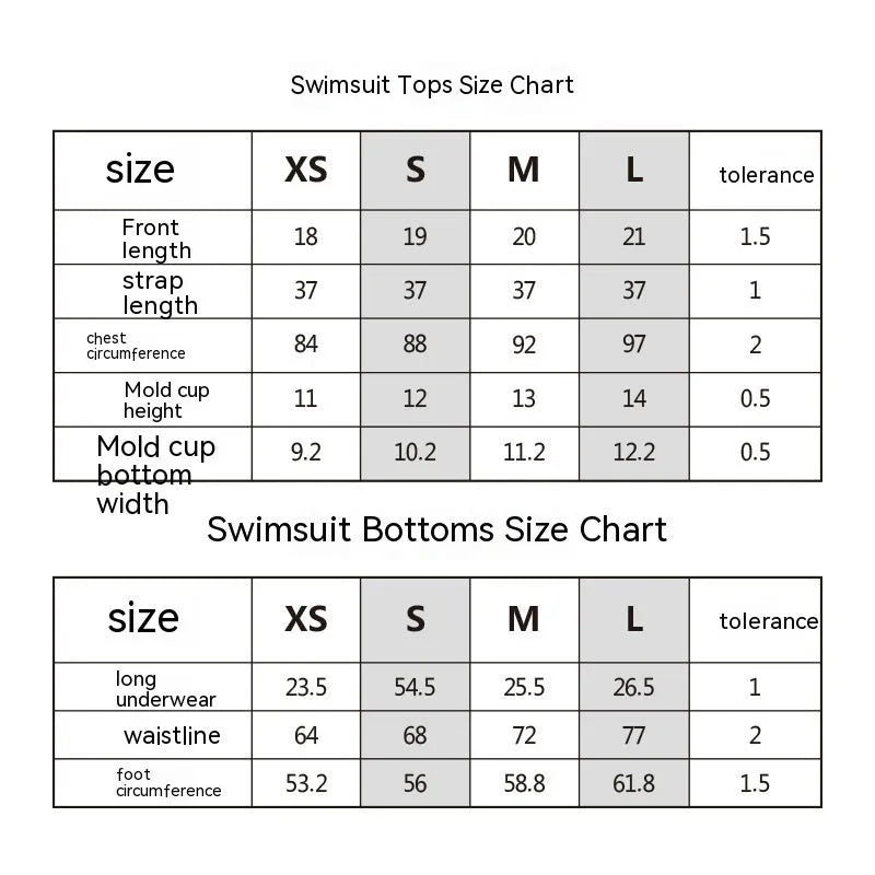 Women's backless lace-up split swimsuit bikini set in polyester spandex for swimming sports