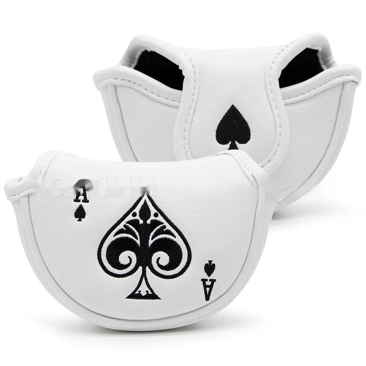 PU golf putter sleeve for club head protection in one of three available colours