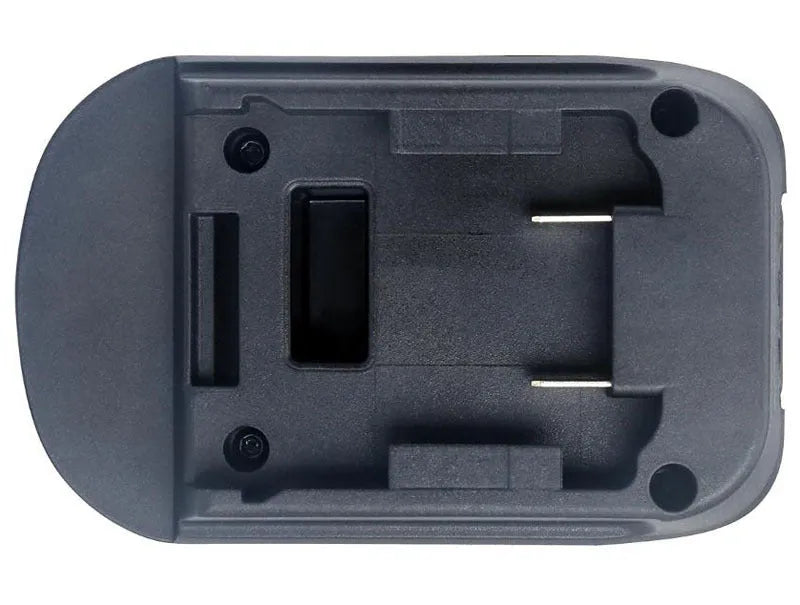 Black Milwaukee DM18M to Makita H99F battery adaptor converter for power tools