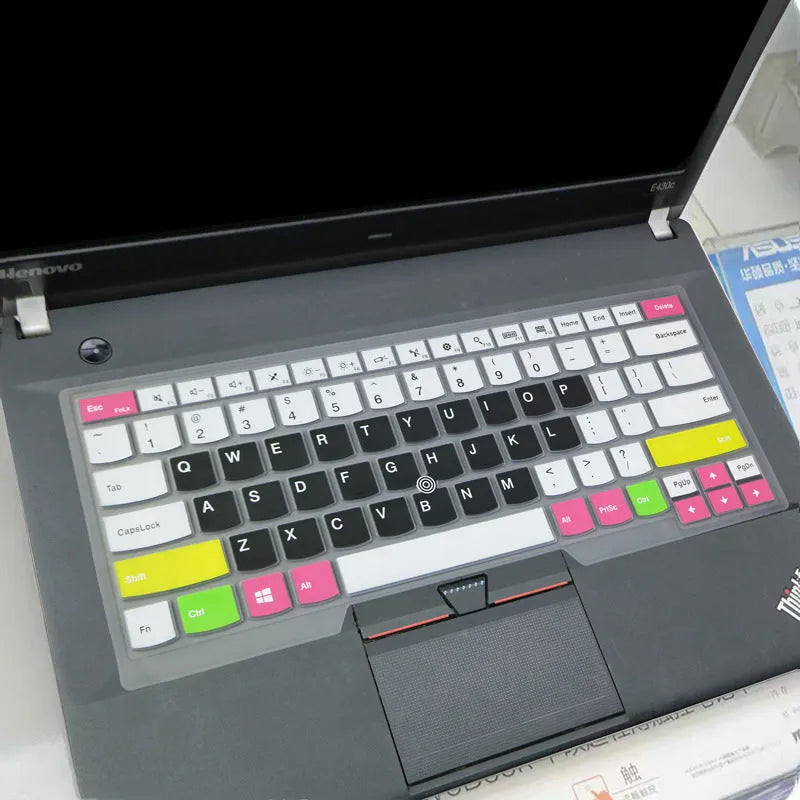 Laptop keyboard protective film for Lenovo 14-inch notebook silicone cover colourful translucent design