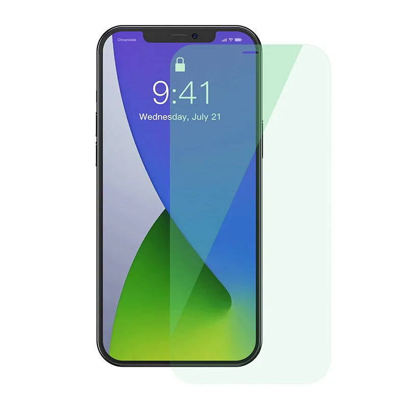 0.15mm full coverage tempered glass film for iPhone 12 series, transparent, pack of 2